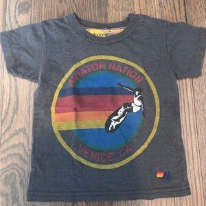 Aviator Nation Kids Charcoal Tee